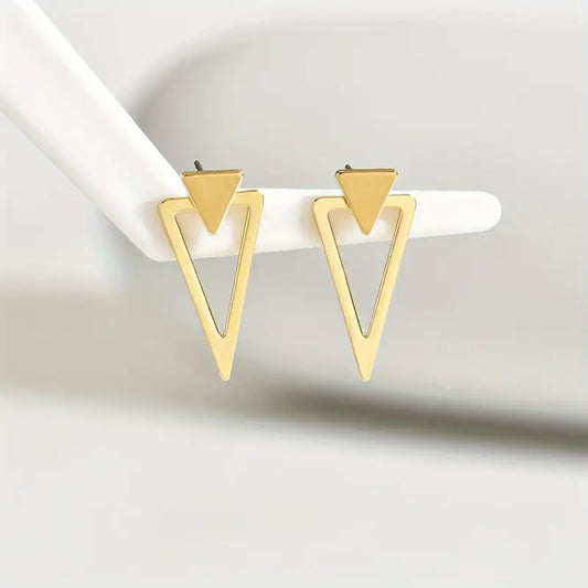 Chic Triangle Design Earings